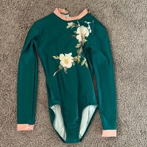 Cloud and Victory mock neck leotard